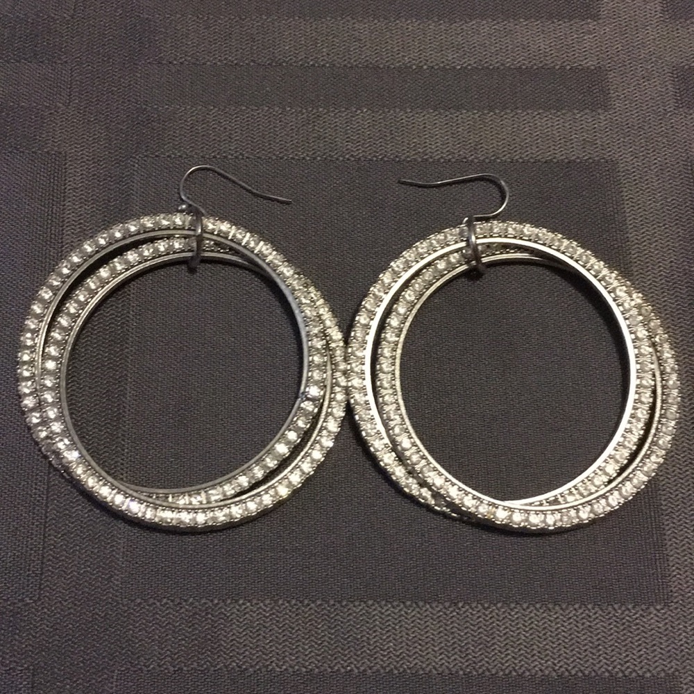 Express Double Hoop Earrings
